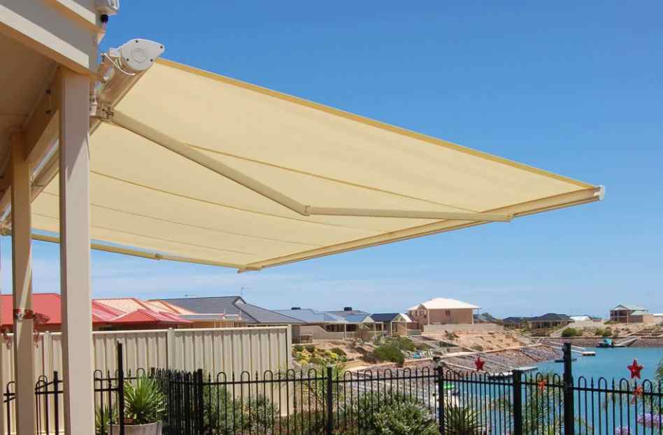 retractable folding arm awning in Sydney